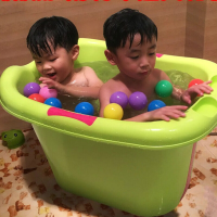 儿童洗澡桶宝宝浴桶大号加厚可坐小孩泡澡桶幼儿沐浴桶婴儿波迷娜BOMINA