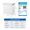 海尔(Haier) 200L低霜节能冷柜 一键速冻 直达-30℃ 150h断电保护BC/BD-200GHW9D
