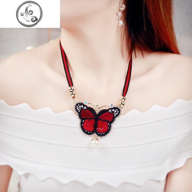 波西米亚民族风长款夸张复古铃铛项链毛衣链女锁骨海边沙滩配饰品