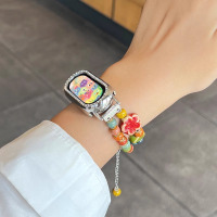 适用红米手表5表带磁吸滑扣编织尼龙回环手表带REDMI Watch5腕带3139B