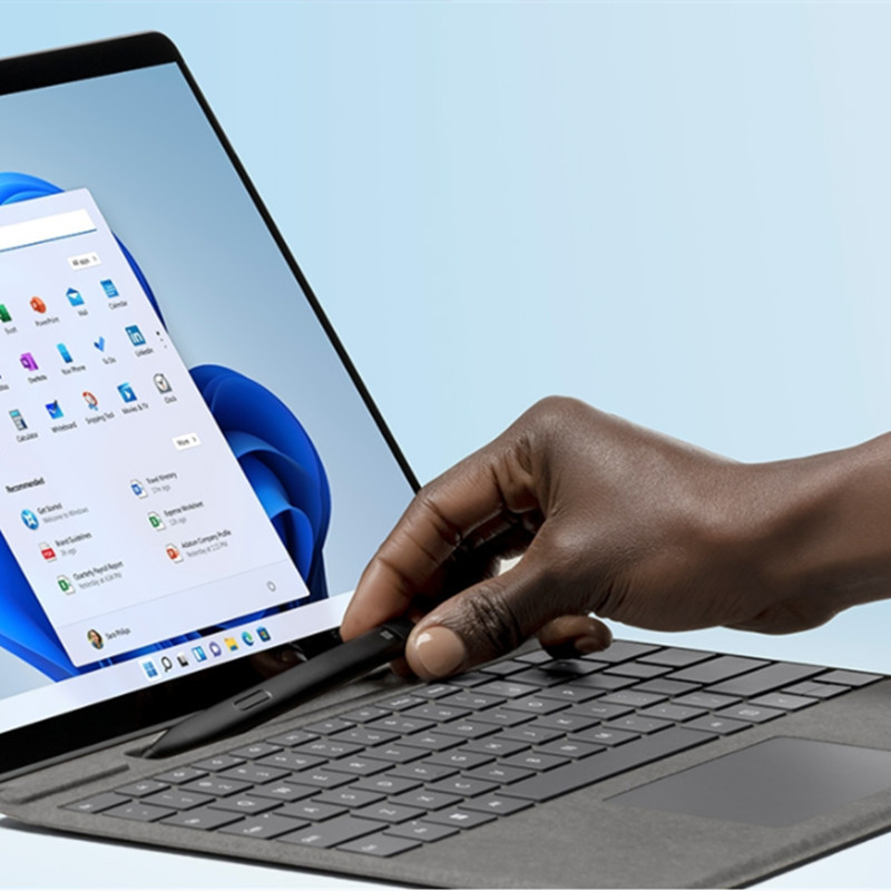 微软Surface Pro 亮铂金键盘带超薄触控笔2 兼容Pro11 /Pro10 /Pro9 /Pro8 /ProX高清大图