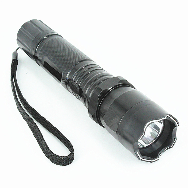 自卫防狼武器装备防暴保安巡逻轻巧便携手电筒安保电棍 电警棍 电击器