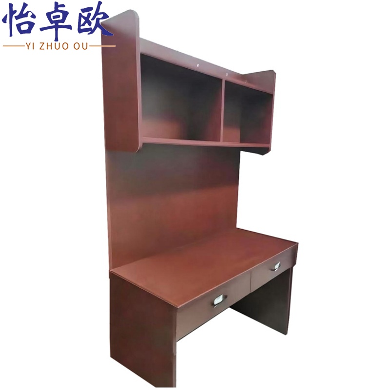 怡卓欧写字桌含置物架1200*500*2000mm张高清大图