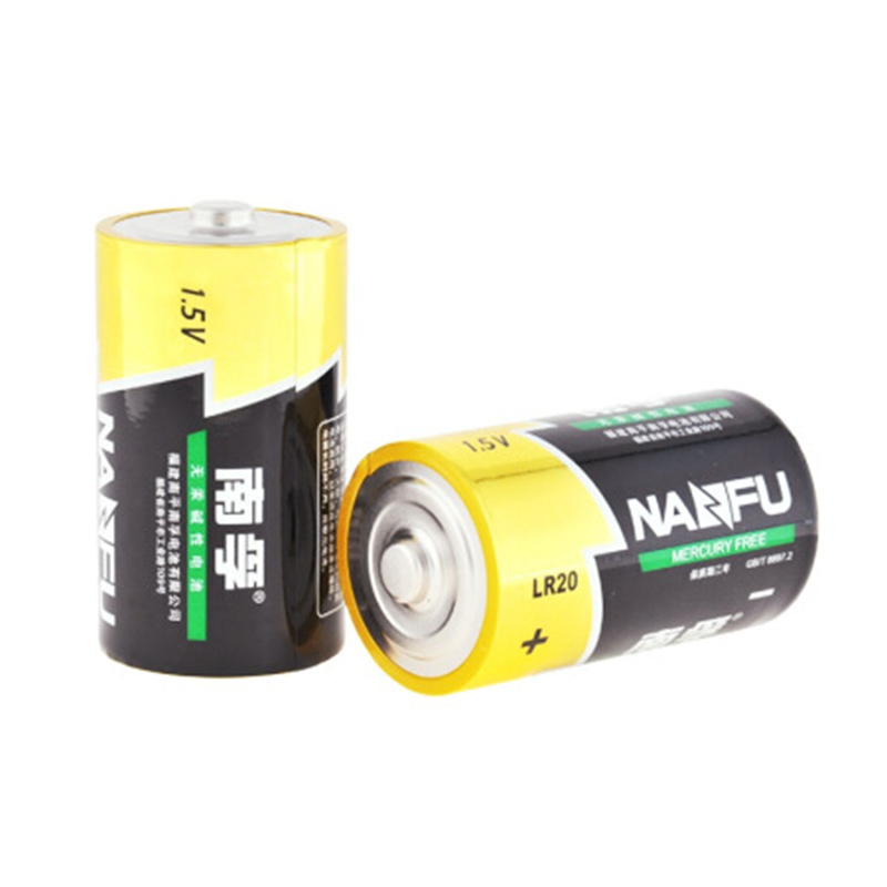 南孚(NANFU) LR20 大号1号碱性电池 2粒/卡 YC