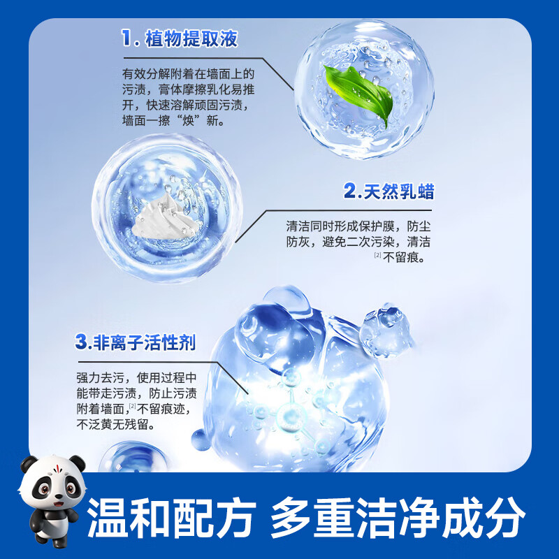 巨奇白墙去污墙壁乳胶漆去污渍清洁膏涂鸦白色墙面多功能清洁2848高清大图