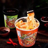 李子柒红油面皮香辣速食方便面泡面食品干拌面擀面皮即食