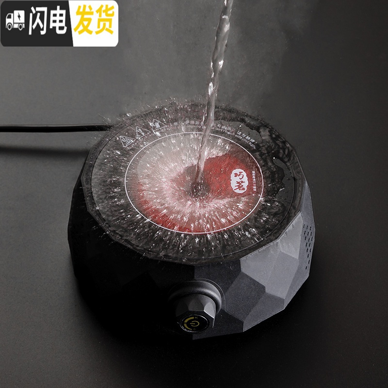 三维工匠电陶炉茶炉家用迷你泡茶煮茶器小型电热光波炉蒸茶泡茶炉 电陶炉(钻石白)+养生壶+公杯+六色/把杯+茶道/竹+茶具