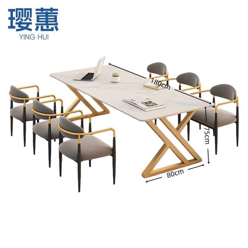 璎蕙 洽谈桌椅岩板 套高清大图