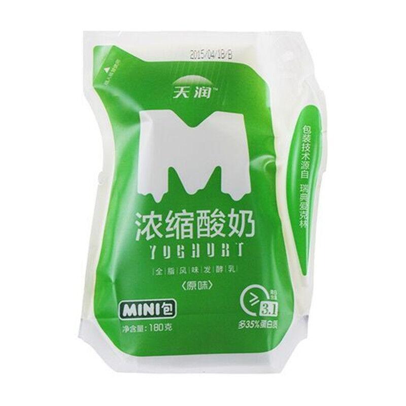天润浓缩酸奶180gx12袋绿袋新疆酸奶产发mk