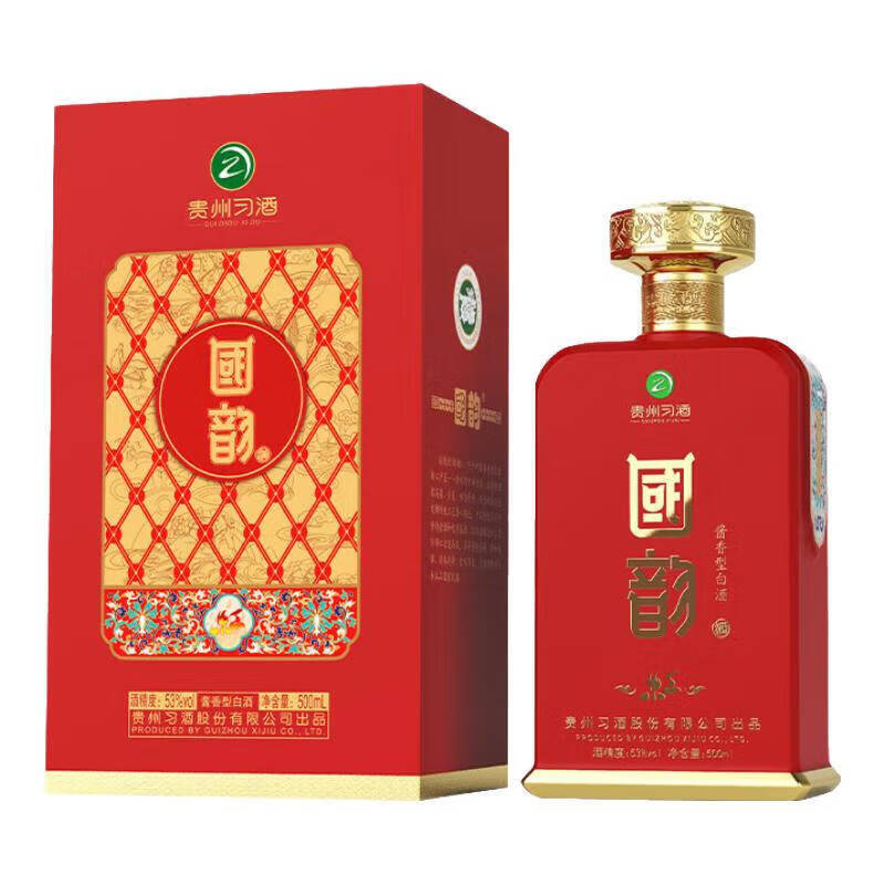 习酒国韵红 53度500ml酱香型 新老版本年份随机高清大图