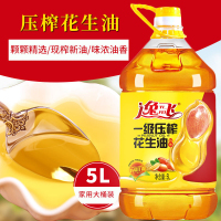 [满55减10]逸飞 特香压榨花生油 5L食用油