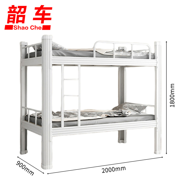韶车床双层床90cm+床垫套高清大图