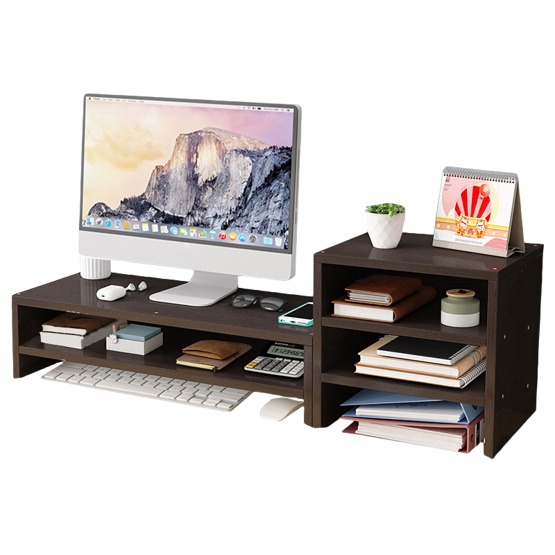 珂洋 显示器增高架 双层+三层(黑胡桃) 个高清大图