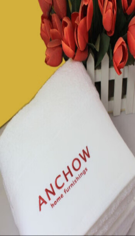 安巢家居(ANCHOW)五星级酒店浴巾纯棉加大加厚成人浴巾柔软吸水速干男女情侣学生浴巾AW10301白色高清大图
