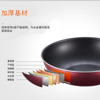 苏泊尔(SUPOR)清油少烟不粘锅炒锅家用炒菜锅32cm燃气灶明火专用送木铲 PC32S3