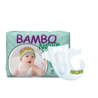 Bambo Nature班博 綠色嬰兒紙尿片2號（加細碼）30片