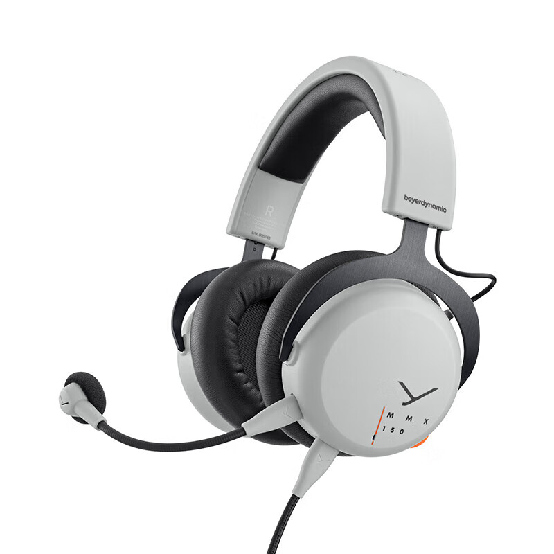 拜雅(beyerdynamic)头戴式游戏耳机 MMX150灰色 带线控 高端旗舰级游戏耳机 32欧姆高清大图