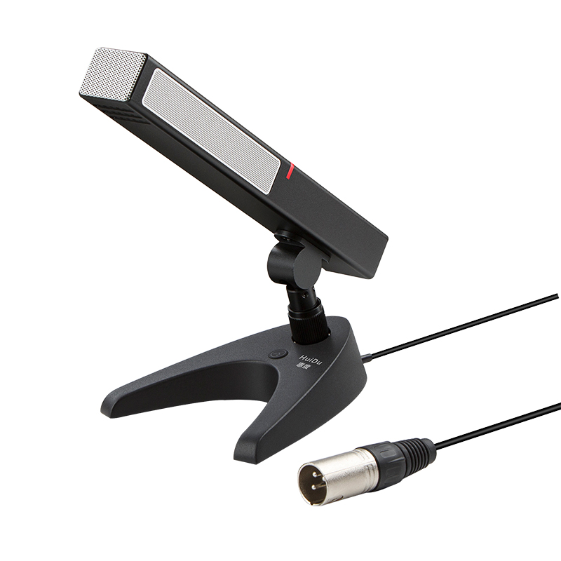 惠度高清会议系统HD-757B金属话筒专业会议录音无线设计极致白色高清大图