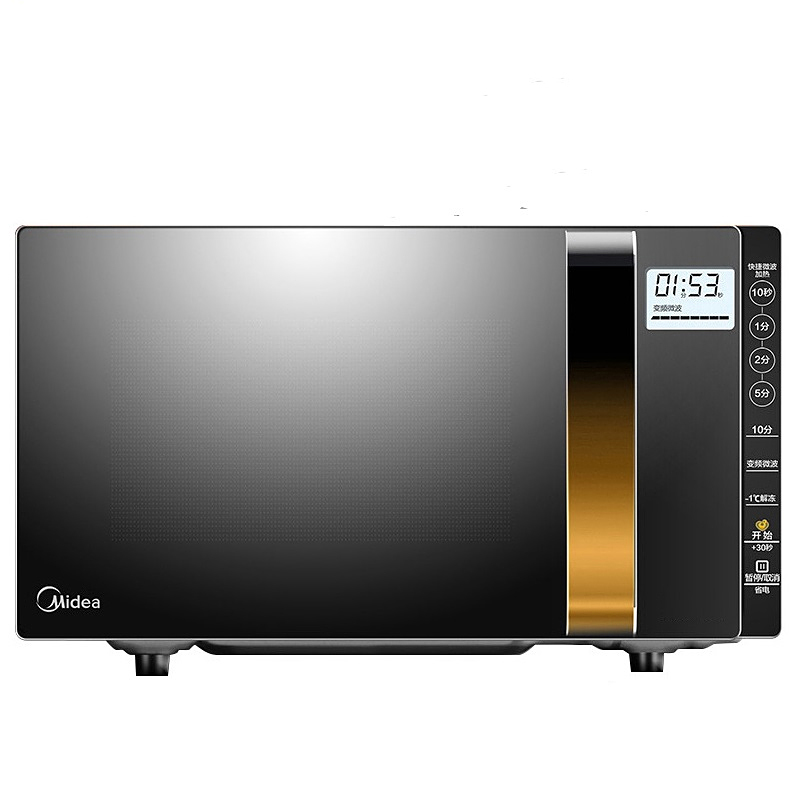 Midea/美的微波炉家用智能平板多功能烤箱一体全自动 金色 变频微蒸烤一体 湿度感应 美的