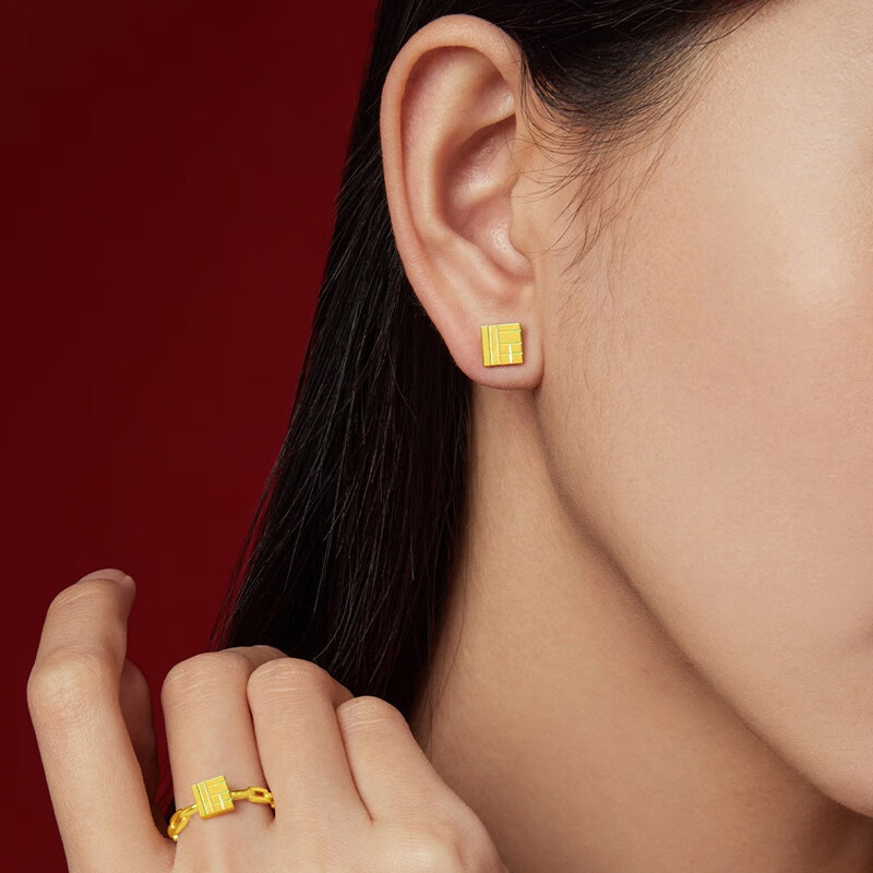 周大福(chow tai fook)黄金耳饰eor1100报价_参数_图片_视频_怎么样