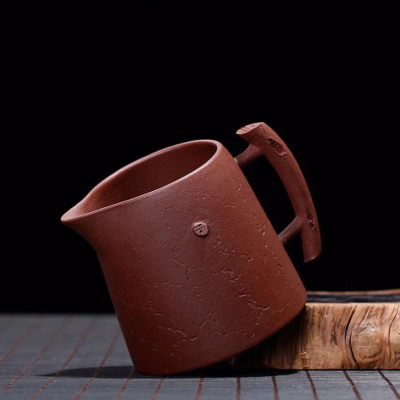 美帮汇原矿紫泥树瘿公道杯全手工分茶器茶道配件高清大图