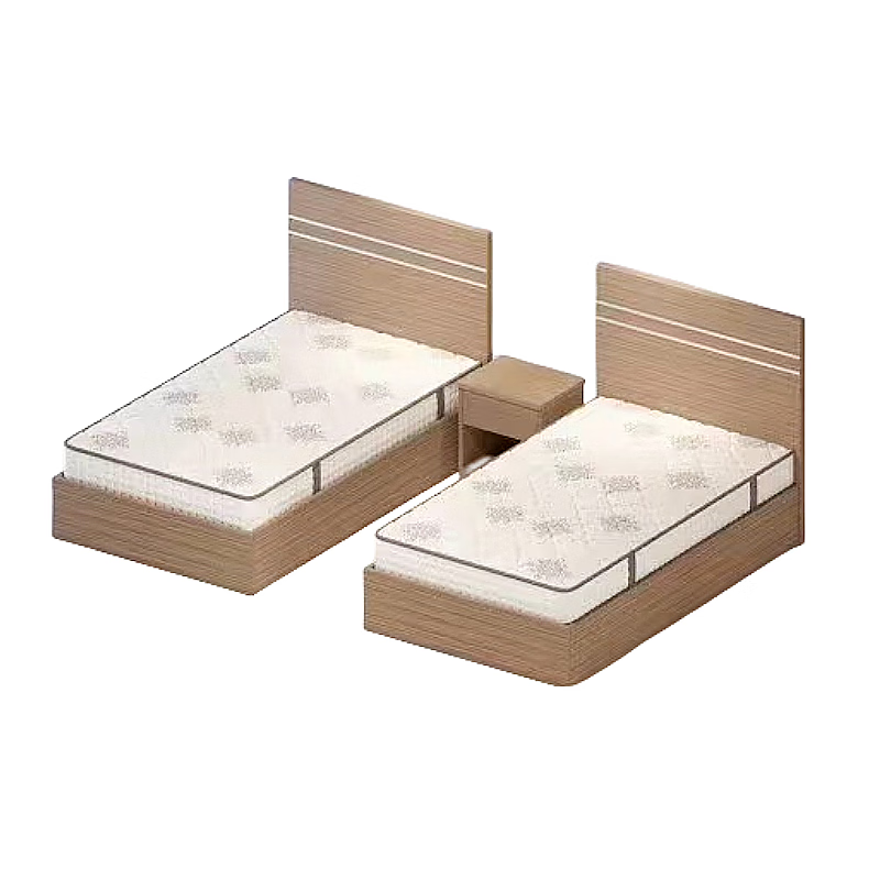 东杉床 单人床现代简约小户型高箱储物床经济型家用板床 900*2000