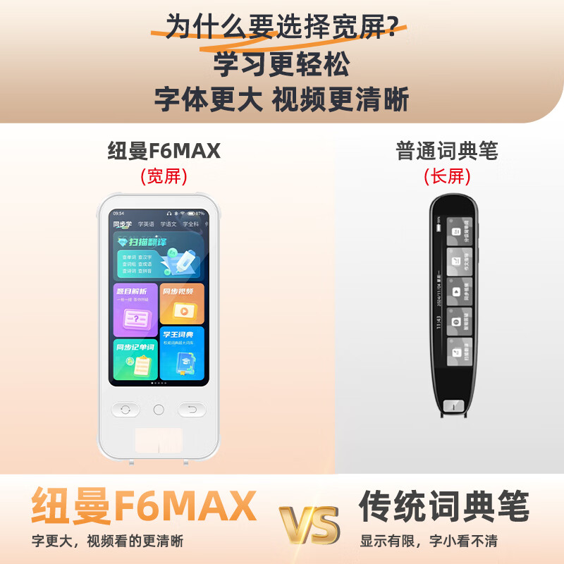 纽曼词典学习机F6 MAX 8G高清大图