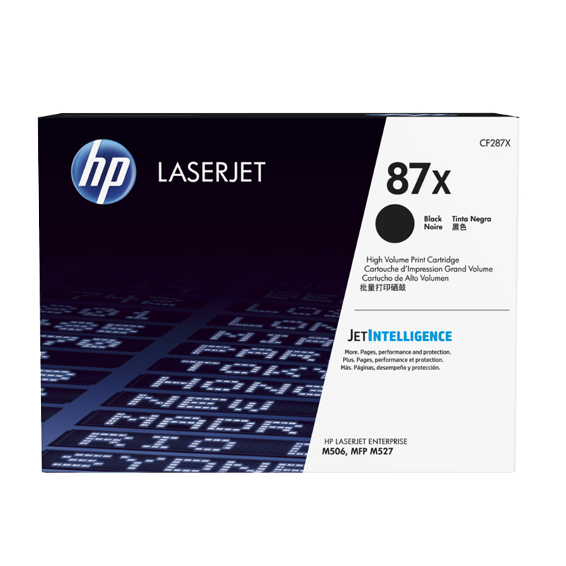 惠普HP CF287A 87X CF287X黑色硒鼓(适用M501n/dn M506n/dn/x M527dn/f/z)高清大图