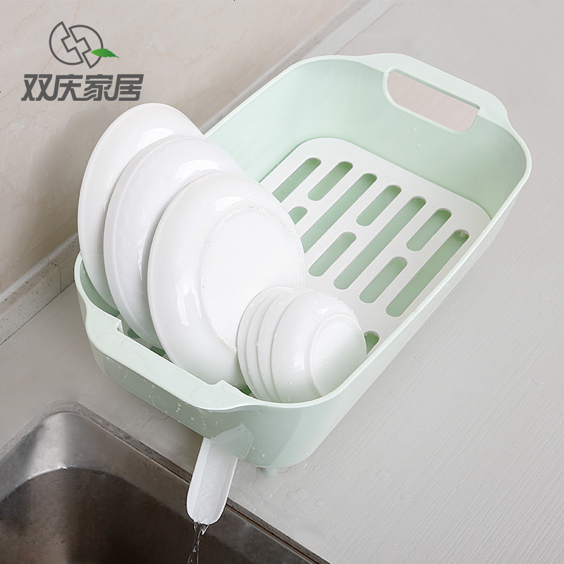 沥水篮厨房沥水碗架塑料碗柜碗碟收纳架蔬菜餐具置物架碗筷沥水架