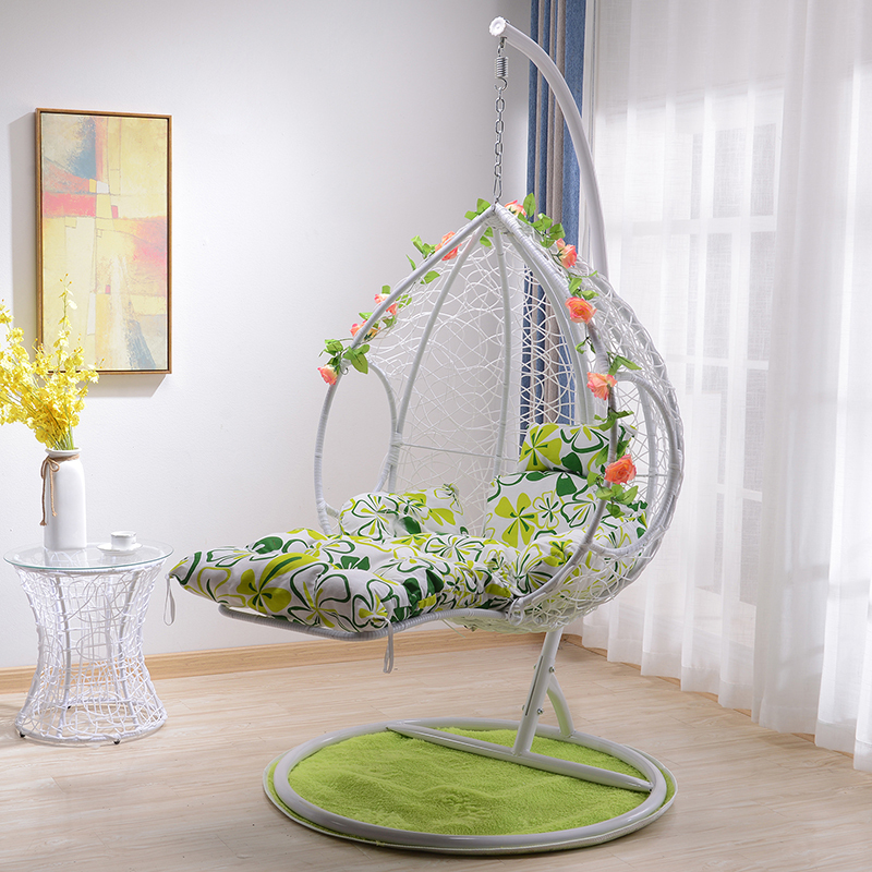 吊篮藤椅鸟巢懒人阳台吊椅网红室内秋千吊床家用吊兰摇蓝椅子双人