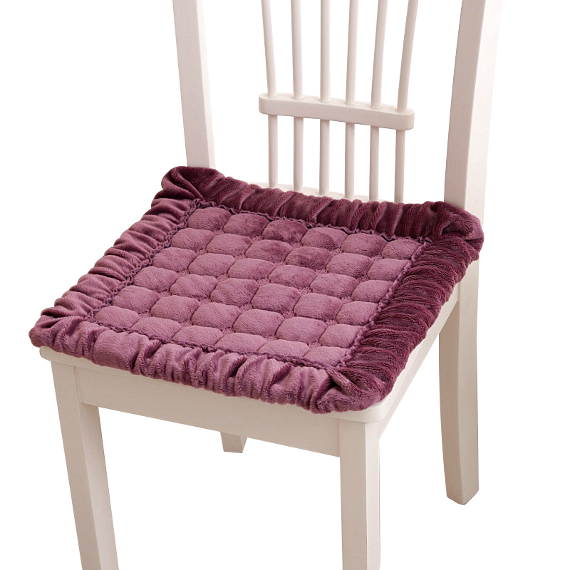 冬季毛绒座椅垫凳子坐垫汽车座垫餐椅垫椅子坐垫办公室学生椅垫