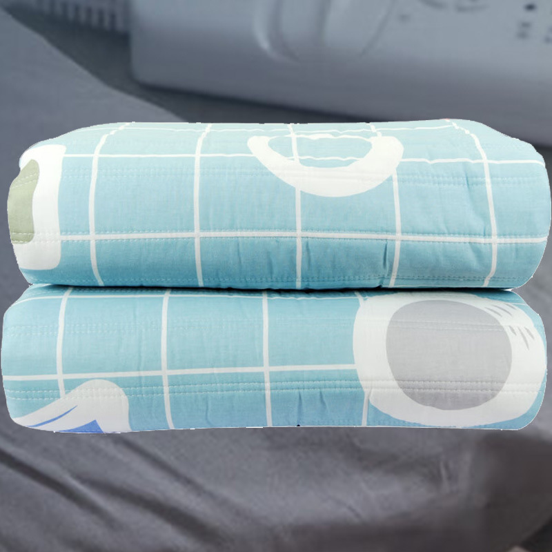 彩虹电热毯2*1.8m纯棉双人双控双温1588(颜色随机)高清大图