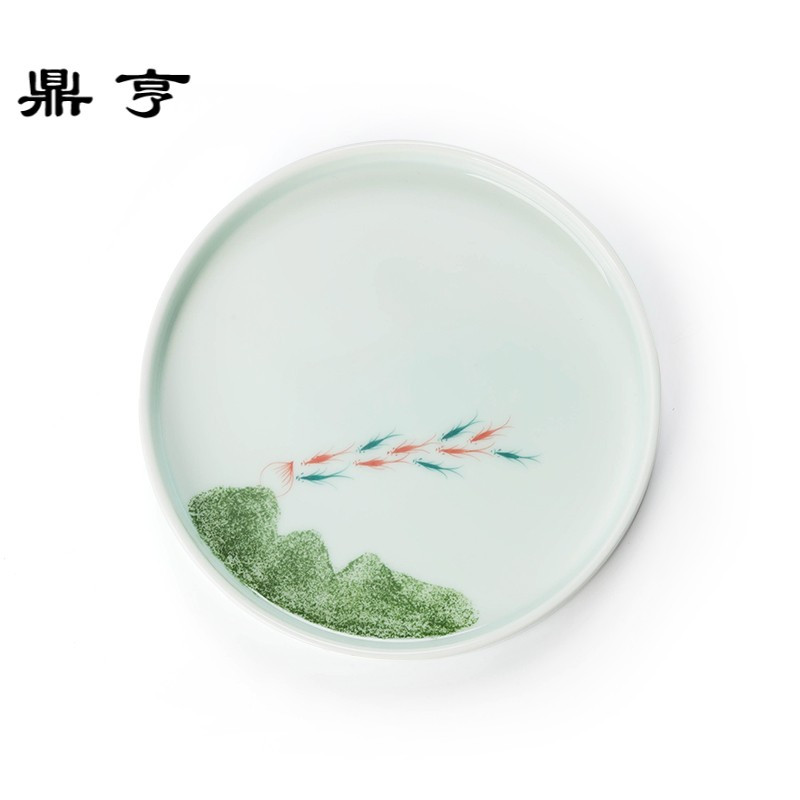 鼎亨日式手绘提梁壶陶瓷茶壶简约家用办公功夫茶具礼品礼盒中秋送
