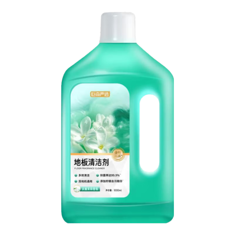 巨奇高效去污地板清洁剂1000ml茉莉香持久清新易于冲洗环保安全