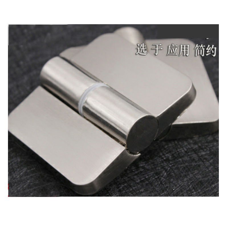 企购优品公共卫生间门合页厕所隔断配件304不锈钢合页自关门铰链升降平叠(一对)