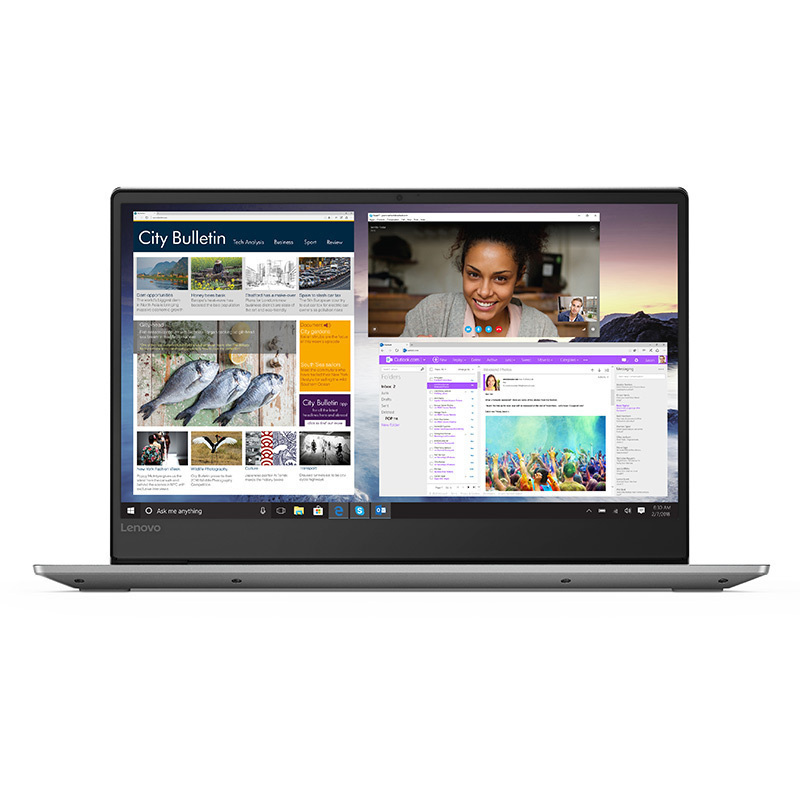 联想(Lenovo) 小新Air13 英特尔酷睿i5 13.3英寸超轻薄本笔记本电脑(i5-8265U 8G 512GB 100%色域 全高清屏) 银灰色