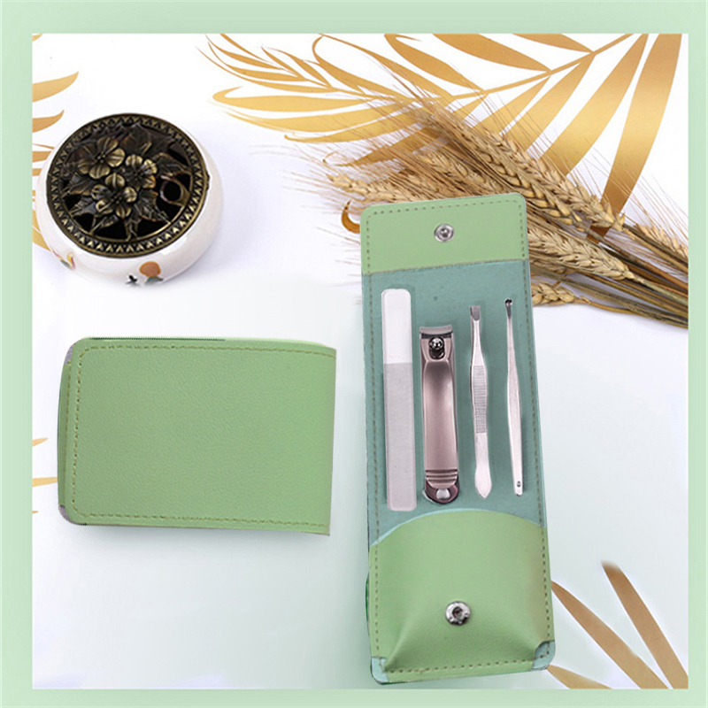 艾逸瑶选 阿西娜马卡龙修容修甲工具5件套 GJ-8012高清大图