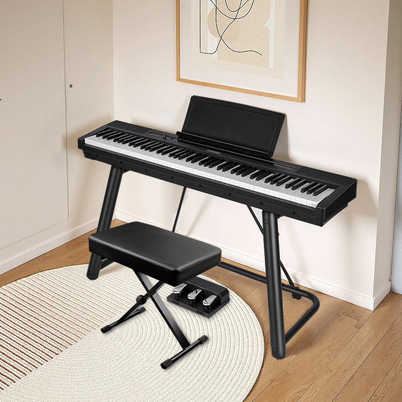 莫森电钢琴 MS-210P【U架+三踏板+琴凳】
