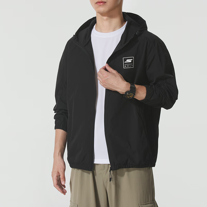 斯凯奇（Skechers）外套男装女装情侣装新款秋季运动服潮流时尚休闲服针织夹克P225U136-03K8 ZP高清大图