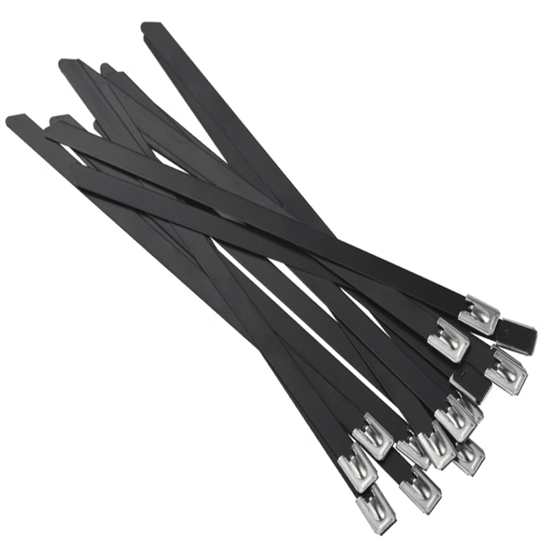 幸庭 包塑不锈钢扎带9*250mm 包 (百根/包)高清大图