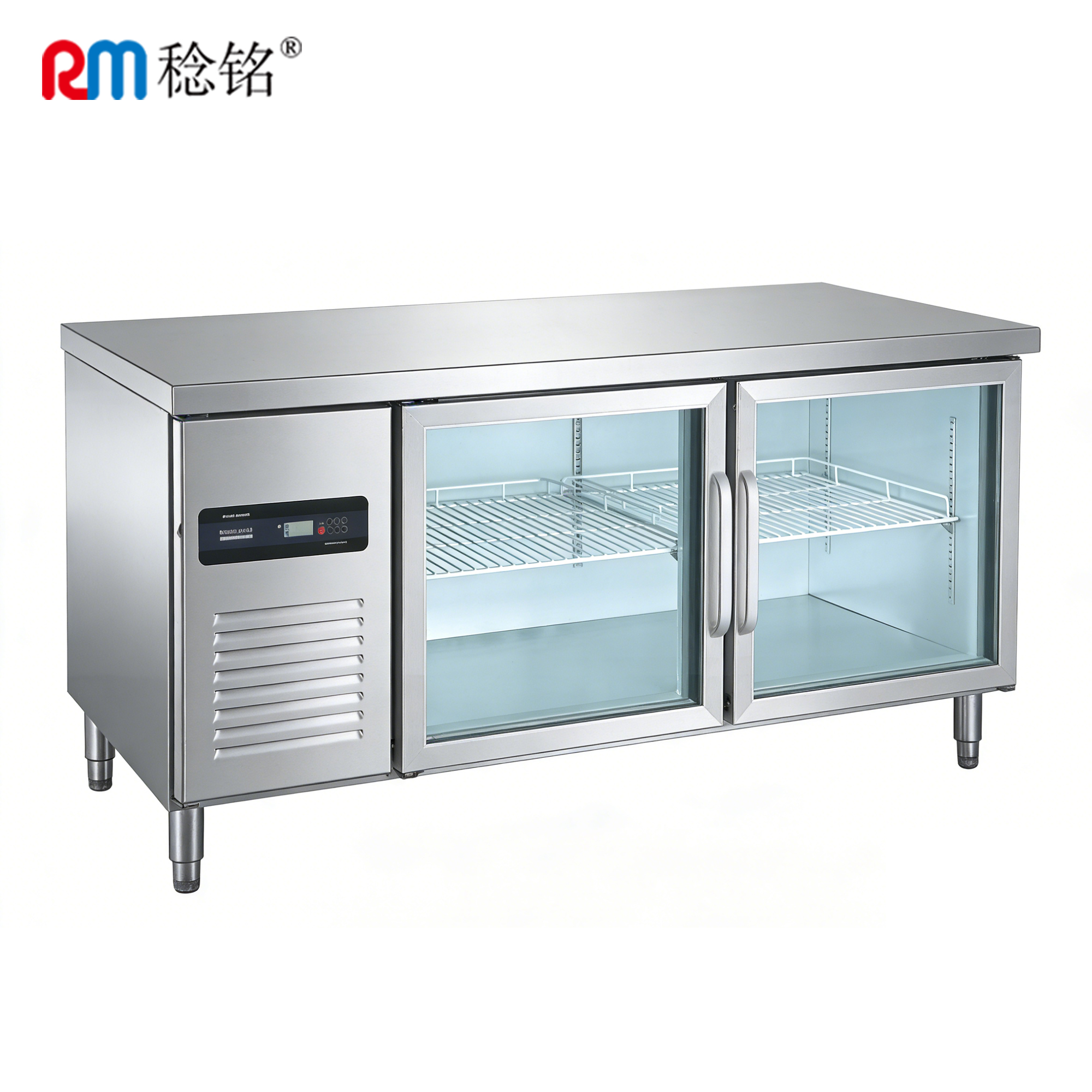 稔铭 玻璃门保鲜工作台 1500*800*800mm 台