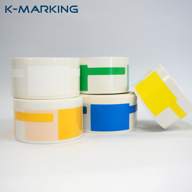 开玛(K-MARKING) K0999/T10 白色线缆标签 38*25+40 100片/卷
