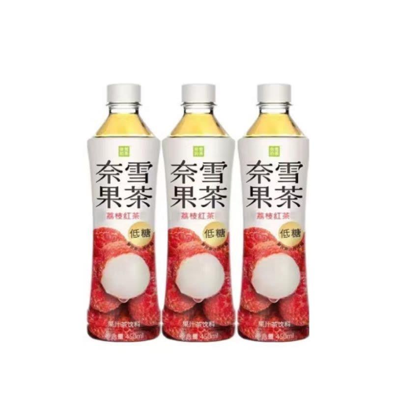 奈雪的茶经典果茶系列荔枝红茶450ml*15瓶整箱装图片