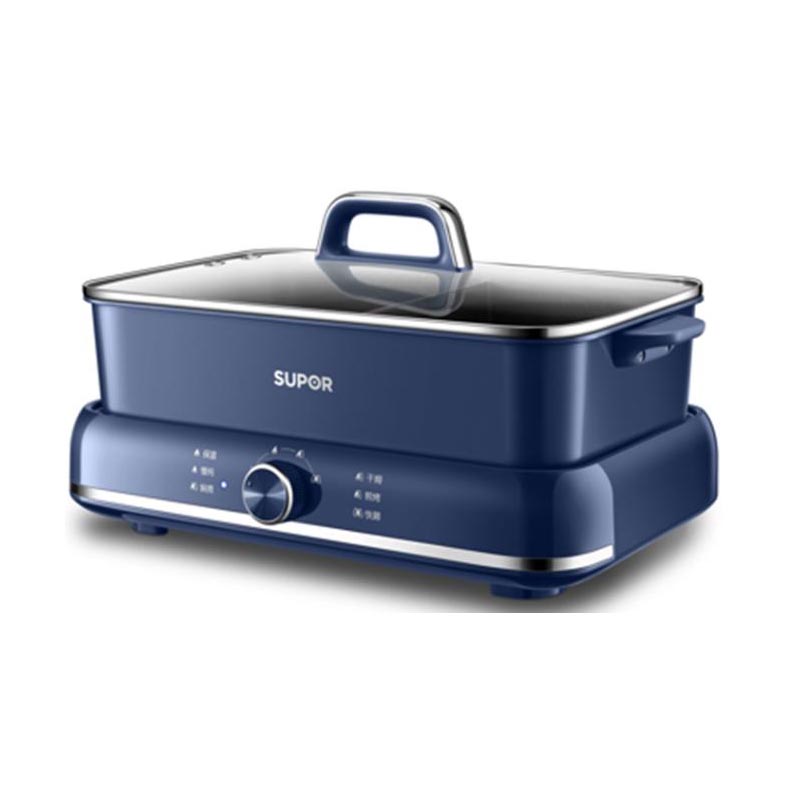 苏泊尔(SUPOR) ZMD安心系列 6L鸳鸯电火锅 炖煮涮焗 可分离锅身电火锅 H3724FKX71Y