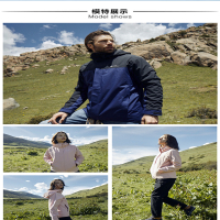 牧高笛2019秋冬新款女式抓绒三合一防风夹克NM19218004