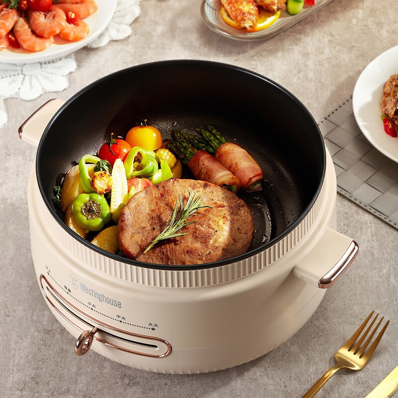 西屋Westinghouse 电火锅(多用锅)4L WSC46B高清大图