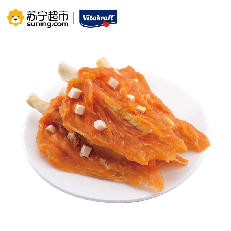 vitakraft卫塔卡夫犬用狗零食鸡胸肉奶酪棒 肉条80g