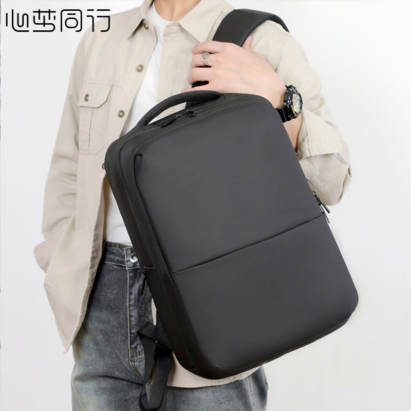 心梦同行大容量背包男女通用电脑包双肩包2601/个高清大图