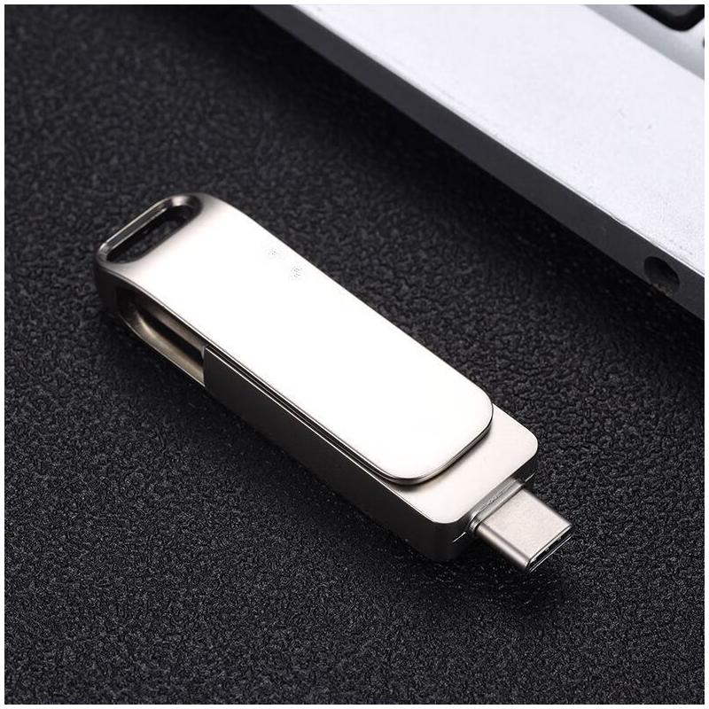 淘行者 TXZ-16 两用存储 128g U盘 (计价单位:个) 银色高清大图