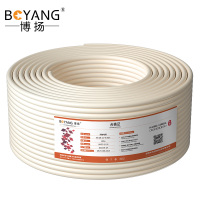博扬 2M两兆E1同轴电缆SYV75-2-2*8芯64+32编双层屏蔽0.34mm无氧铜50米BY-2M-2*8-50m